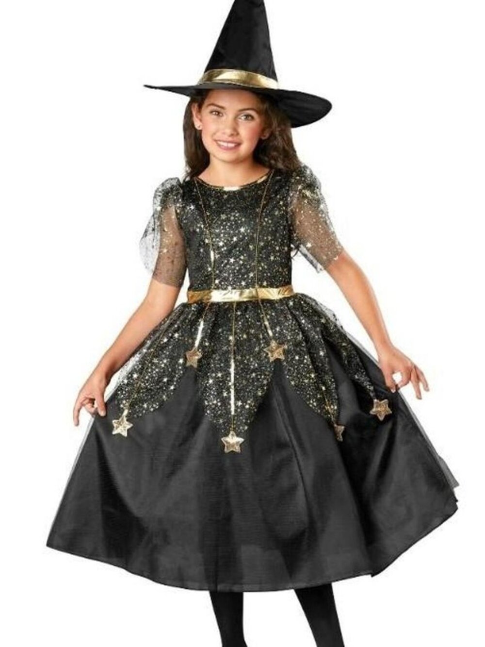 Brand New Girls' Twilight Witch Halloween Costume, Medium 7/8.